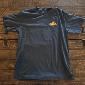 O'Neill Dark Blue Tee with Orange Sun Design